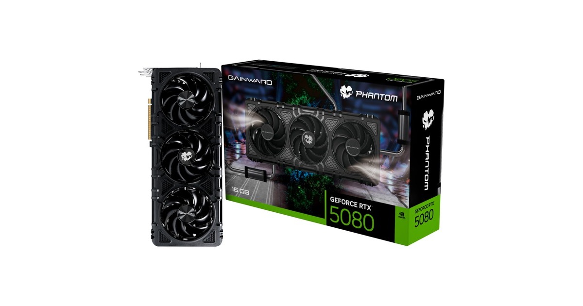 シ*ズ様 GeForce RTX 5080 GAINWARD Phantom Products :: Gainward GeForce RTX™ 5080 Phantom GS