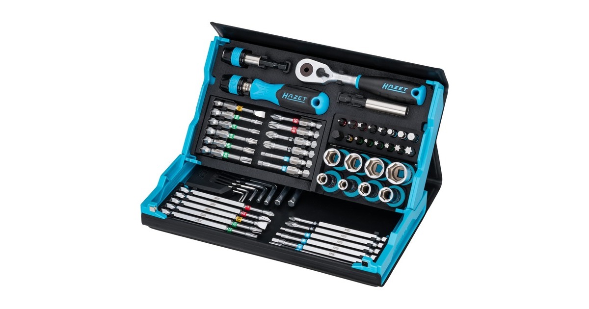 Hazet SmartCase Steckschlüssel- und Bit-Satz 2200SC-32, 59-teilig