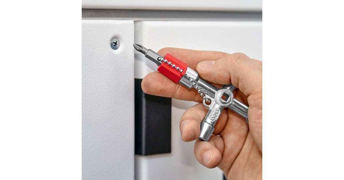 Universalschlüssel für Schaltschränke Knipex - ref. 00 11 02 - RUBIX utschland
