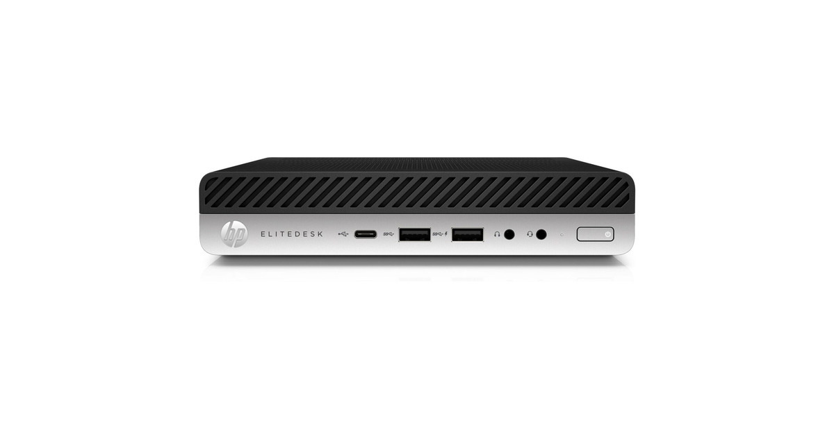 HP EliteDesk 800 G5 MP Generalüberholt, Mini-PC schwarz/silber