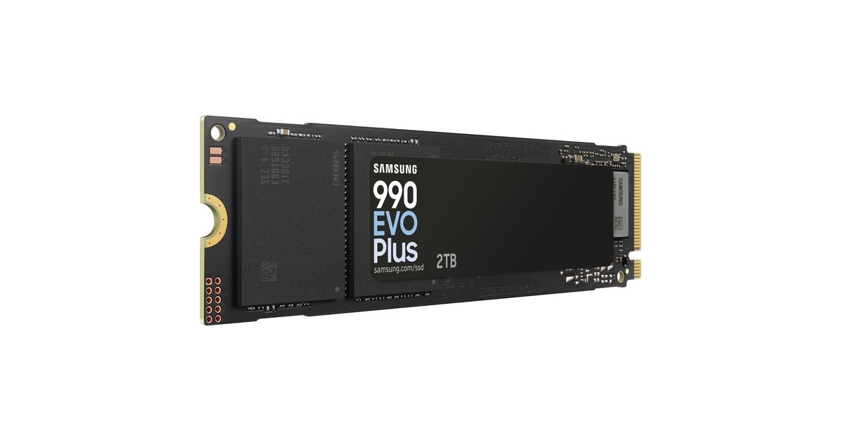 Samsung 990 EVO Plus 2 TB, SSD PCIe 4.0 x4 / 5.0 x2, NVMe 2, M.2