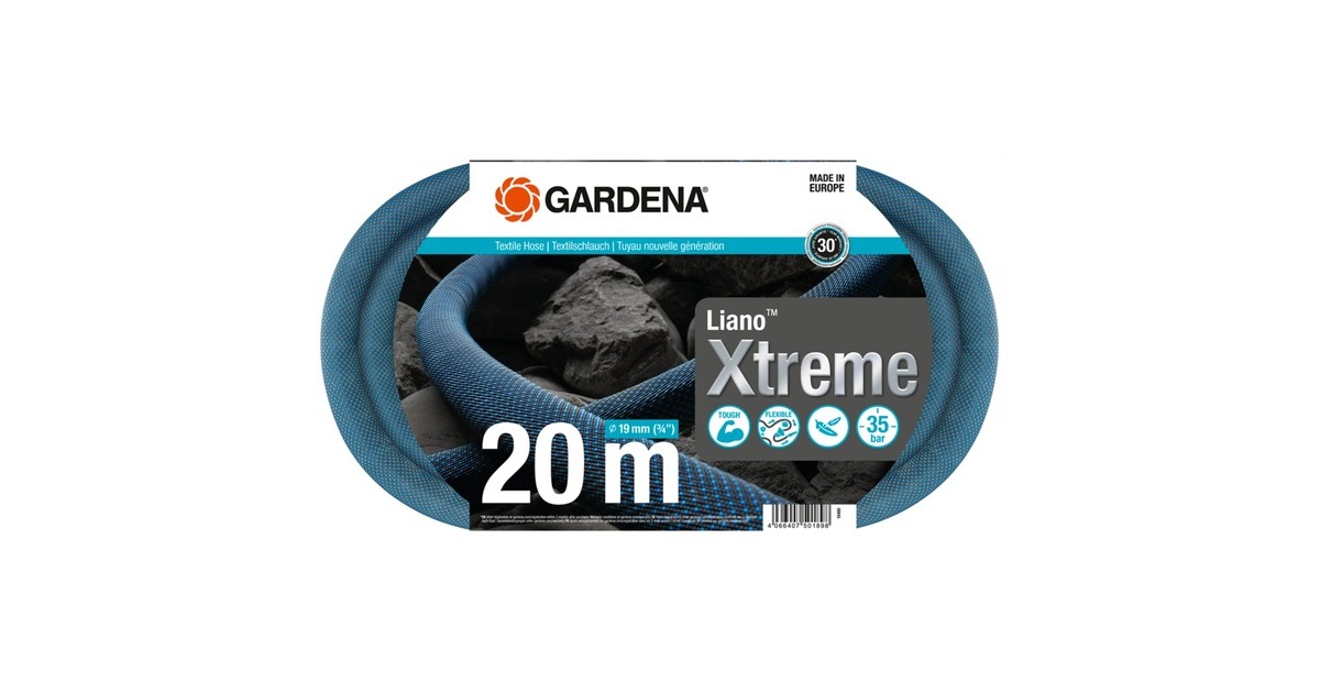 Tubo Giardino Gardena Liano Xtreme 3/4" 25m - Tessuto Resistente Per Interni - Foto 6