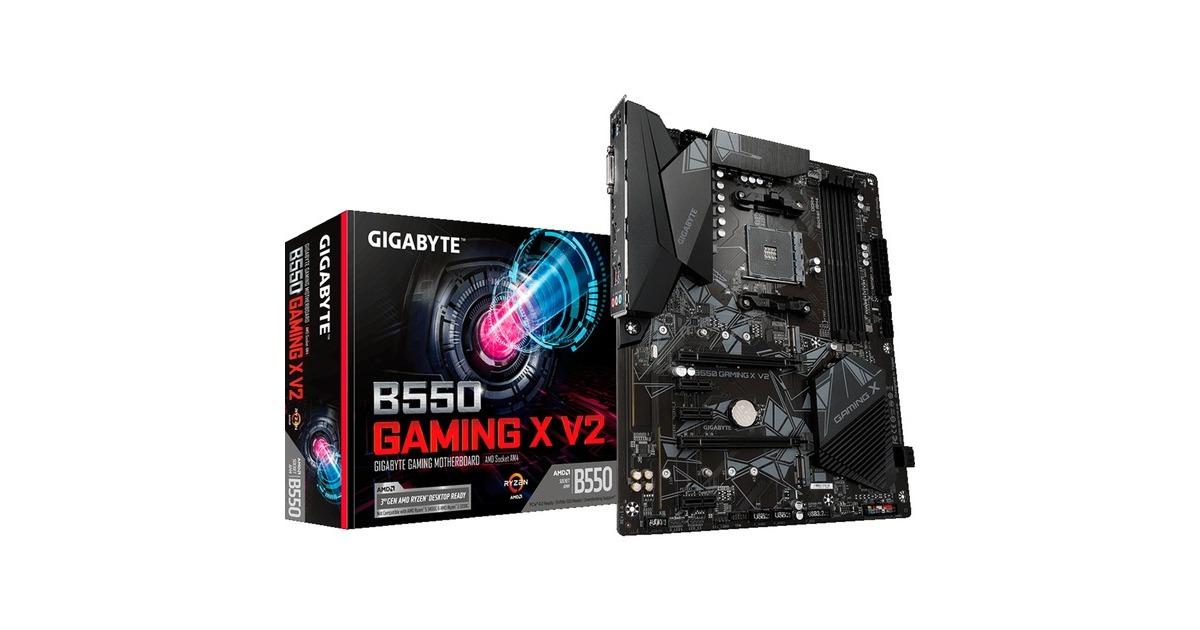 GIGABYTE B550 GAMING X V2 マザーボード GIGABYTE B550 GAMING X V2, Mainboard schwarz