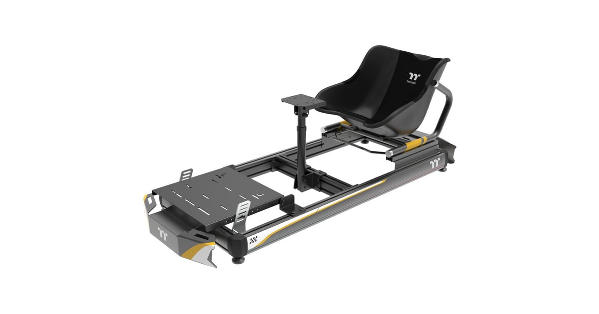 Thermaltake GK500 Go Kart Racing Simulator Cockpit, Sim Rig schwarz