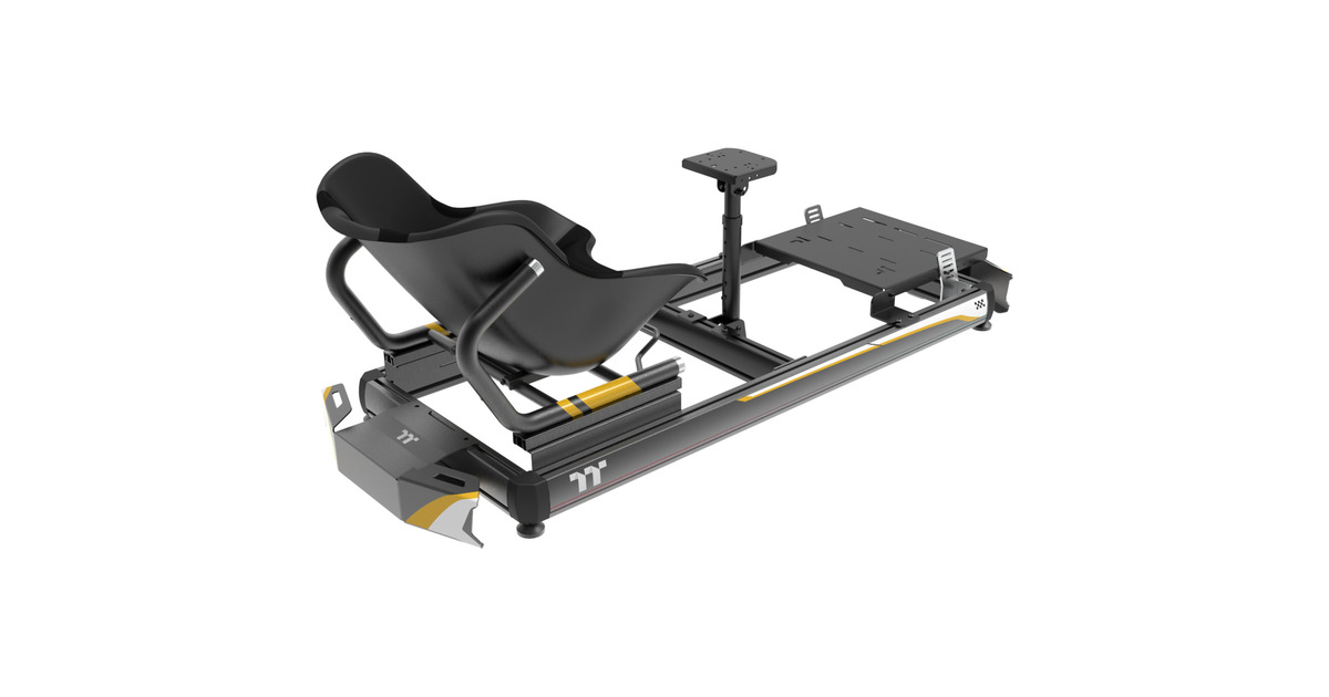 Thermaltake GK500 Go Kart Racing Simulator Cockpit, Sim Rig schwarz