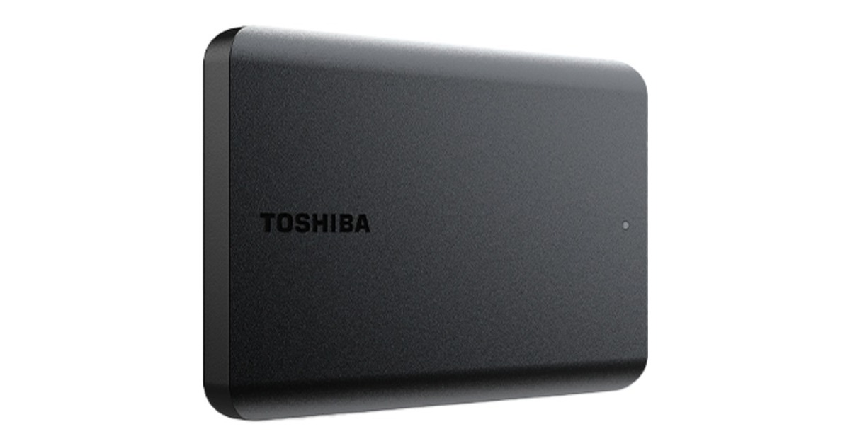 Toshiba Canvio Basics 2022 2 TB, Externe Festplatte schwarz, Micro-USB-B  3.2 Gen 1 (5 Gbit/s)