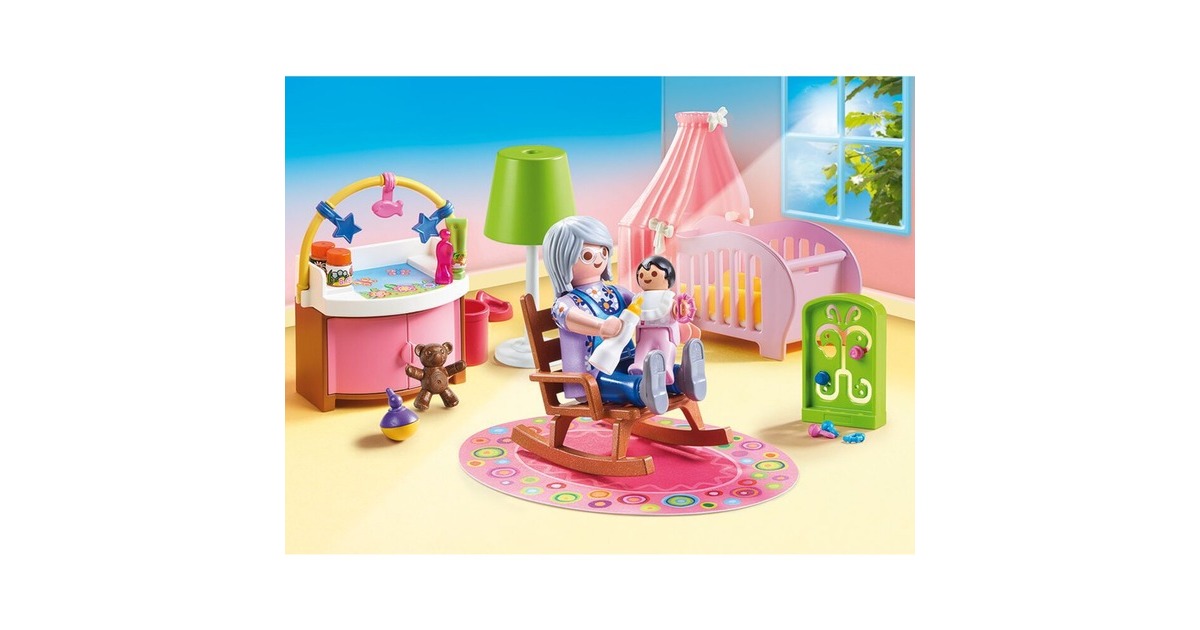PLAYMOBIL 70210 Dollhouse Babyzimmer Konstruktionsspielzeug