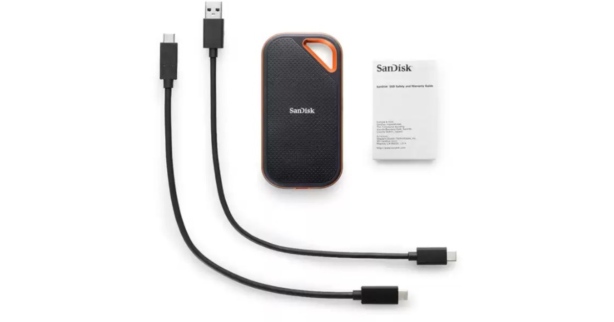 SanDisk Extreme PRO Portable SSD V2 4 TB, Externe SSD schwarz