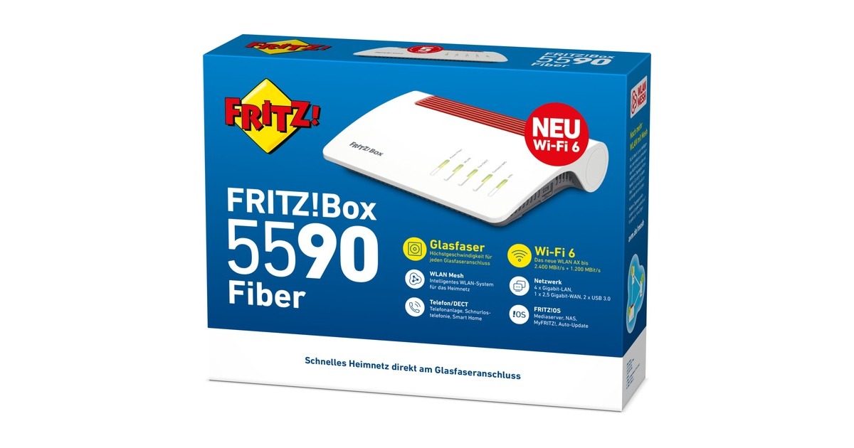 FRITZ! Box 5590 Fiber, Glasfaser-Router