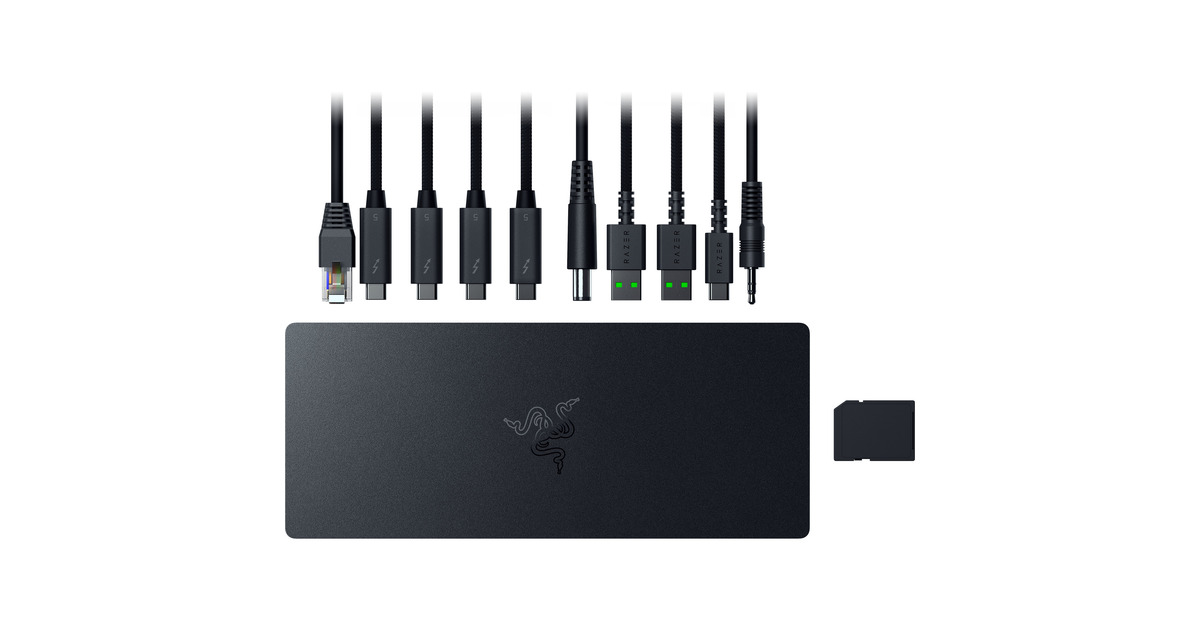 Razer Thunderbolt 5 Dock Chroma - Schwarz, Dockingstation schwarz