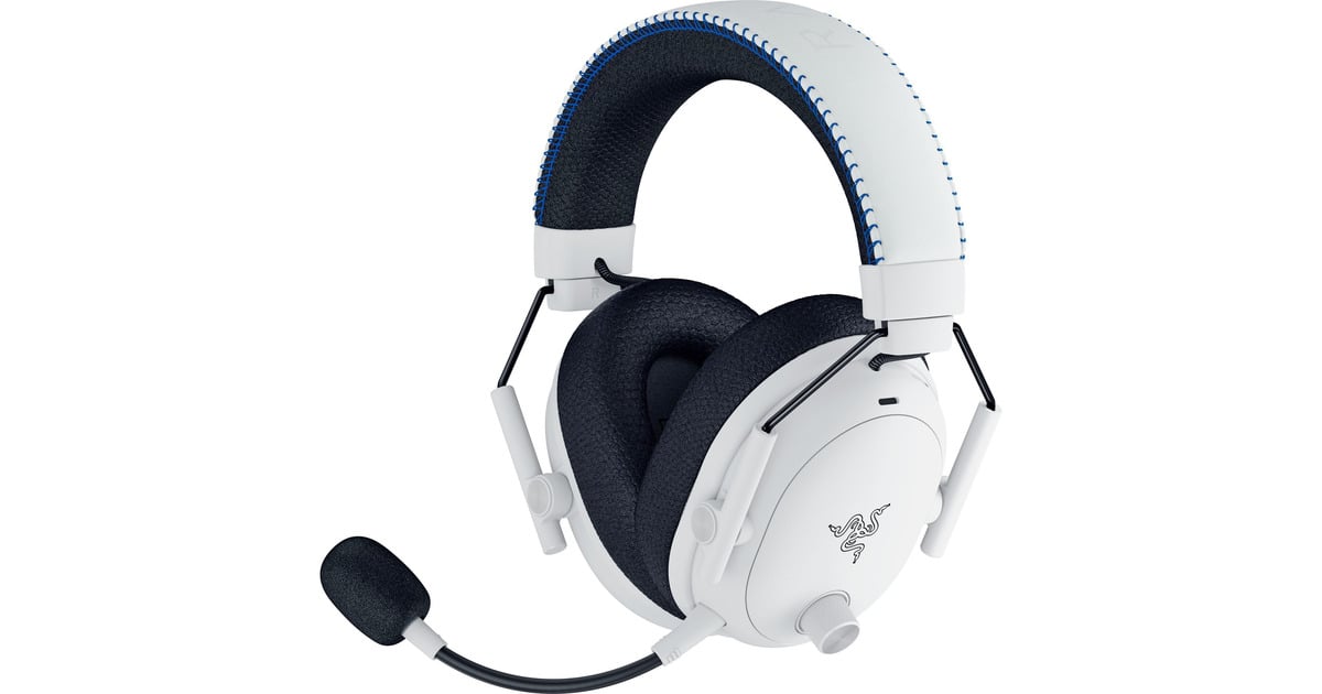 【新品】Razer BlackShark V3 Pro White Razer BlackShark V3 Pro ANC Wireless Over the Ear Gaming Headset