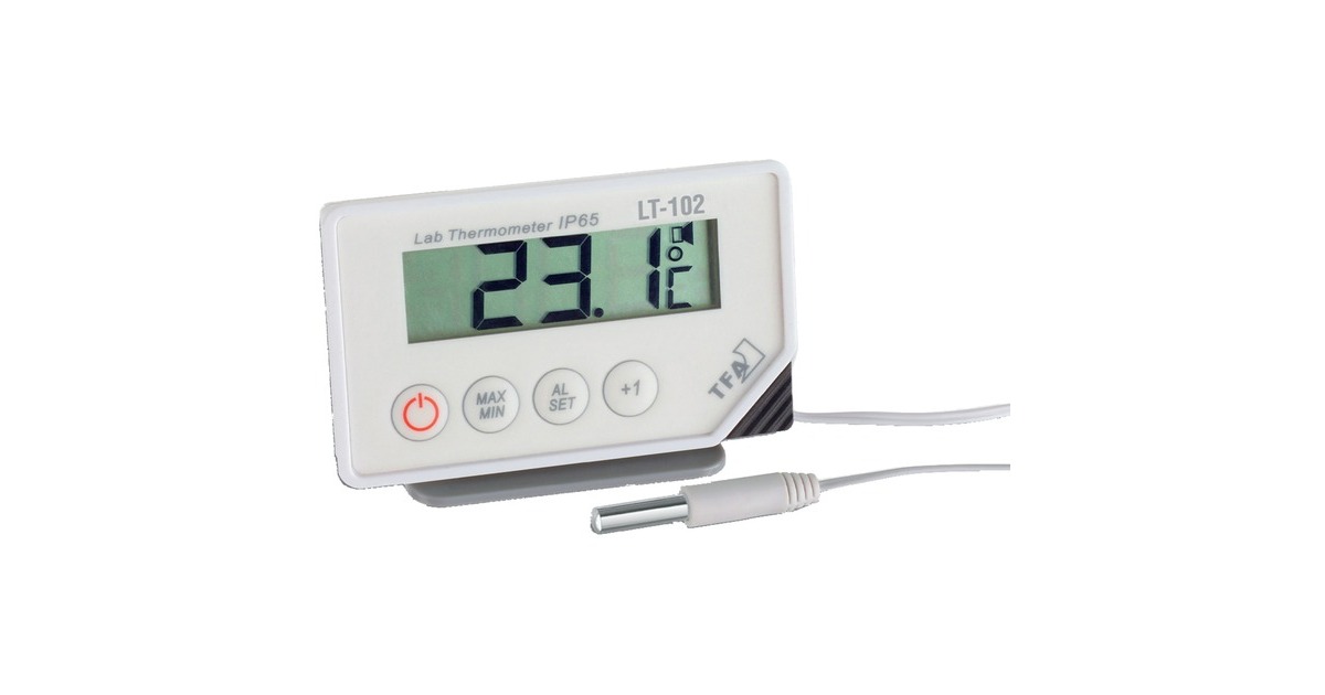 TFA ProfiDigitalthermometer LT102, mit Kabelfühler weiß