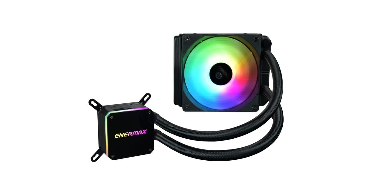 Csl Maelstrom 120 Wasserkühlung Vorbefüllt Wartungsfrei Mit 120mm Radiator Enermax Liqmax III ARGB 120mm, Wasserkühlung schwarz