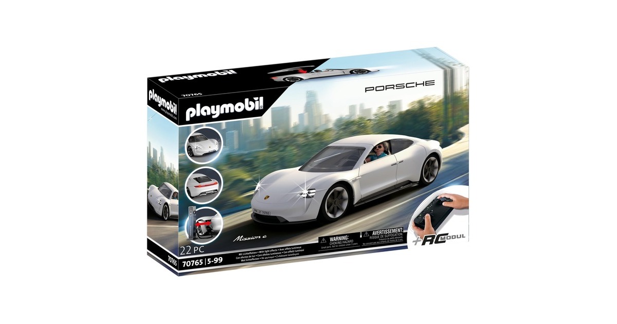 PLAYMOBIL 70765 Porsche Mission E, Konstruktionsspielzeug