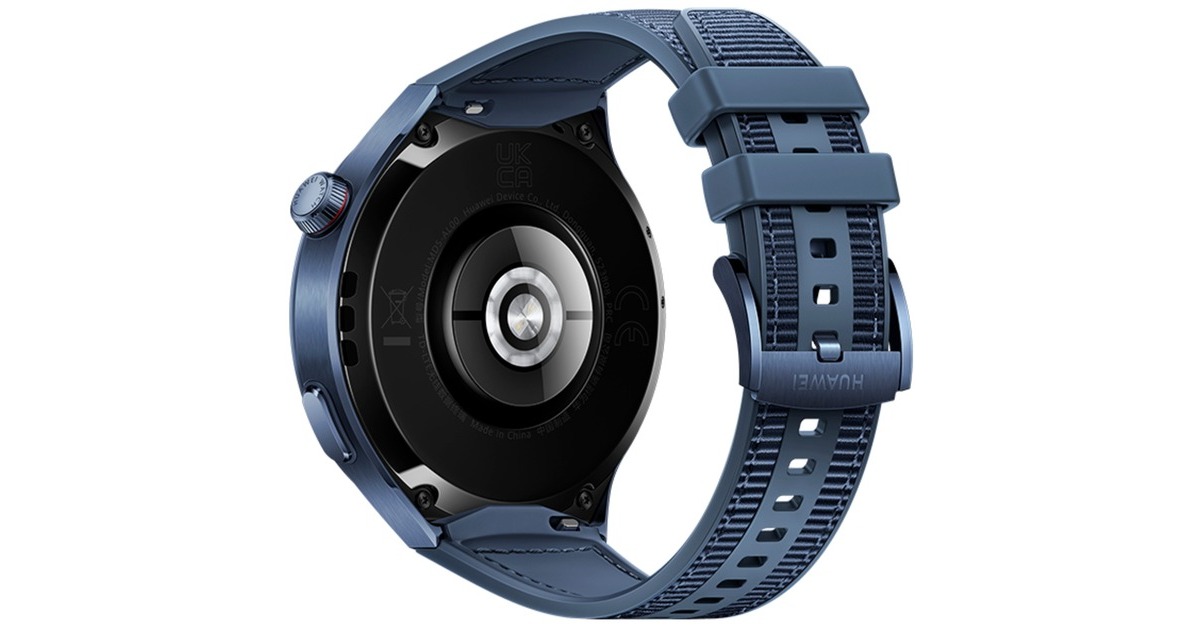 Pro Fluorelastomer 4 Huawei blau, Armband: aus (Medes-L19W) bu, Watch Smartwatch blau,
