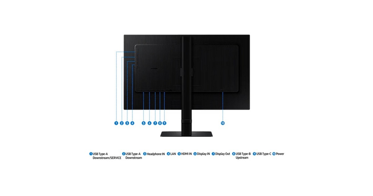 Samsung ViewFinity S60UD S24D600UAU, LED-Monitor 61 cm (24 Zoll ...