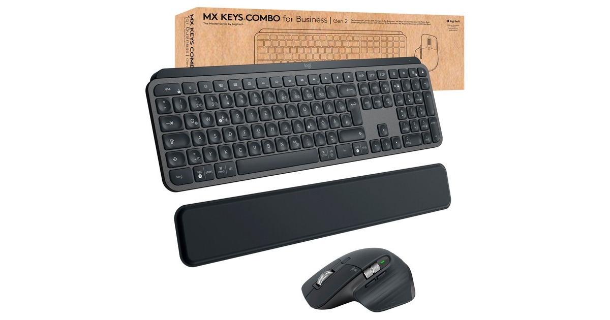 Logitech MX Keys Combo for Business Gen 2, Desktop-Set