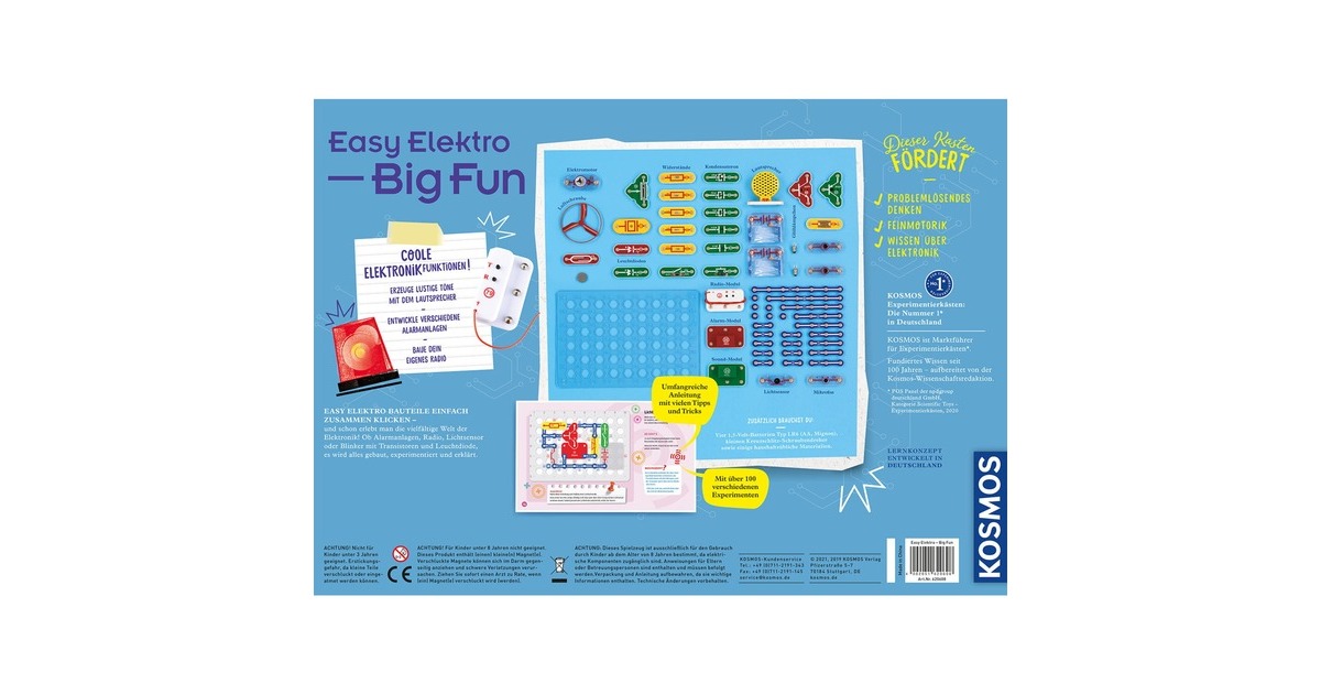 Produktbild von KOSMOS Easy Elektro – Big Fun, Entdecke Die Welt Der Elektronik, Radio