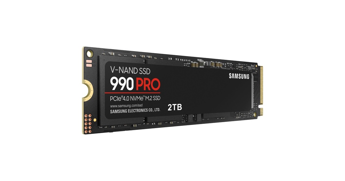 Samsung 990 PRO 2 TB, SSD PCIe 4.0 x4, NVMe 2, M.2 2280, intern
