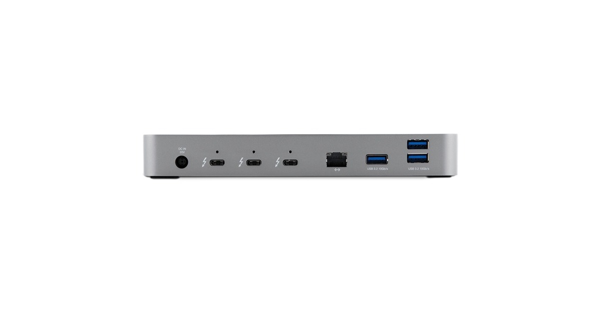 OWC Thunderbolt 4 Dock, Dockingstation grau/schwarz, USB, SD OWC Thunderbolt 4 Dock, Dockingstation grau/schwarz, USB, SD