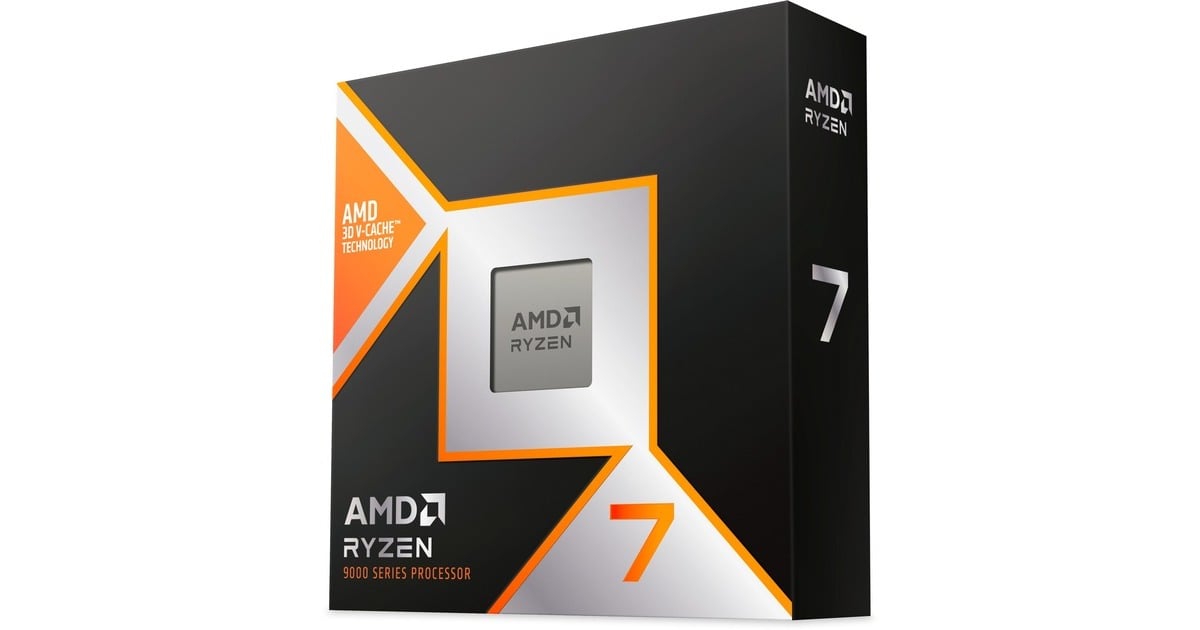CPU AMD Ryzen 7 9800X3D AMD Ryzen™ 7 9800X3D, Prozessor Boxed-Version