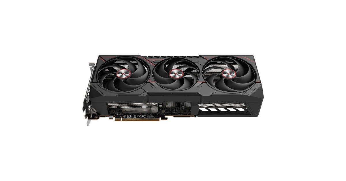 SAPPHIRE Radeon RX 9070 XT Pulse, Grafikkarte schwarz, RDNA4