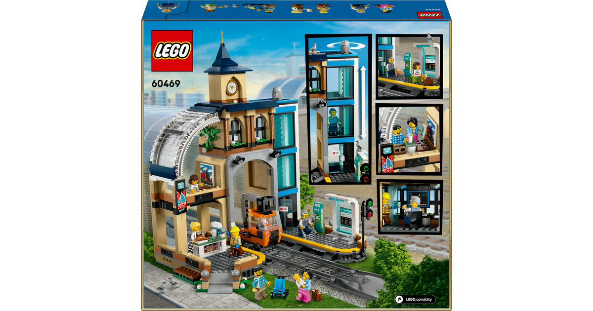 LEGO 60469 City Hauptbahnhof, Konstruktionsspielzeug