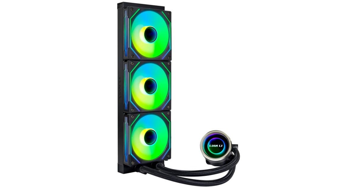 Lian-Li Galahad II 360 Trinity SL-Inf - Water Cooler AIO Con Ventole ARGB, Nero | Per PC Gaming - Foto 7