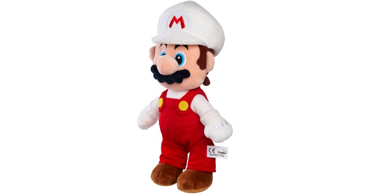 Super Mario Plüschfigur Von Sanei - Offiziell Lizenziert 24cm