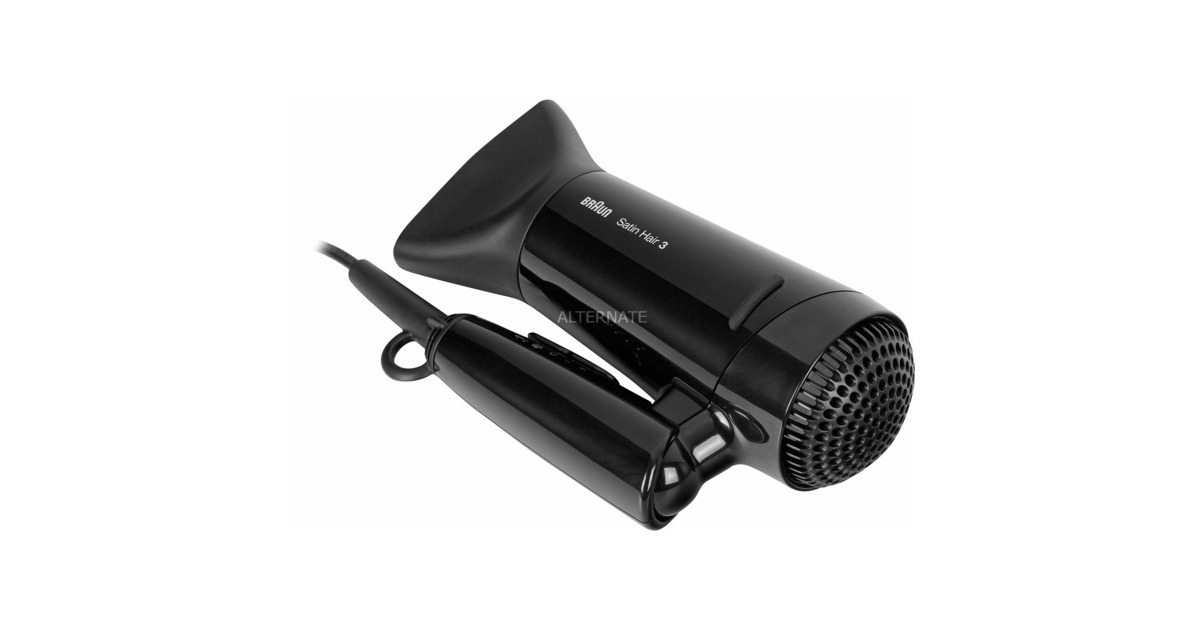 Braun Satin Hair 3 Style&Go HD350, Haartrockner schwarz