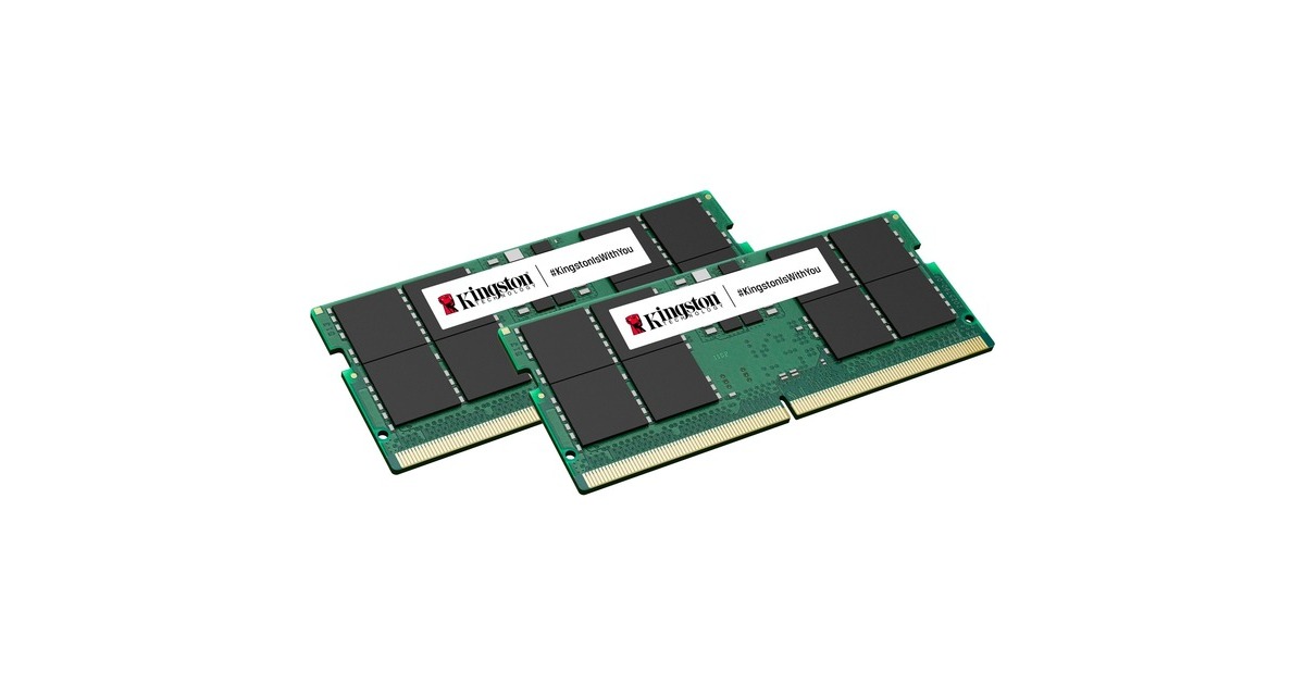 Kingston ValueRAM SO-DIMM 32 GB DDR5-5600 , Arbeitsspeicher grün
