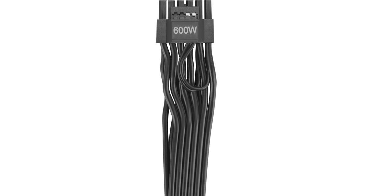 DeepCool 12VHPWR PCIe 5.0 Adapterkabel schwarz, 65cm