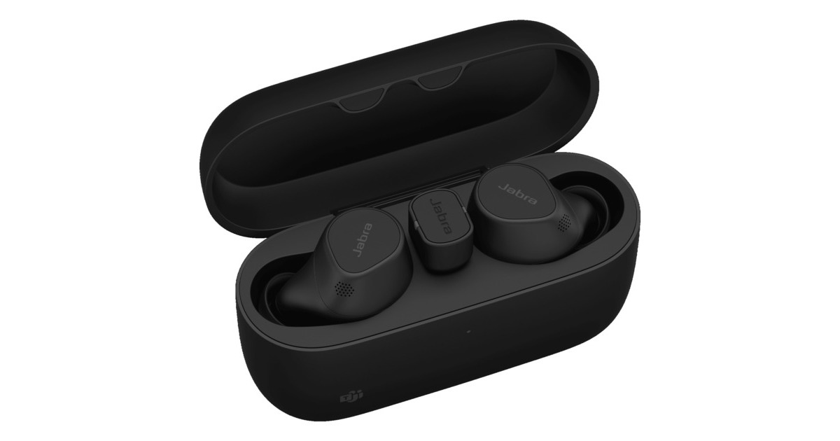 Jabra Evolve2 Buds, Kopfhörer schwarz, MS, USB-C, Bluetooth