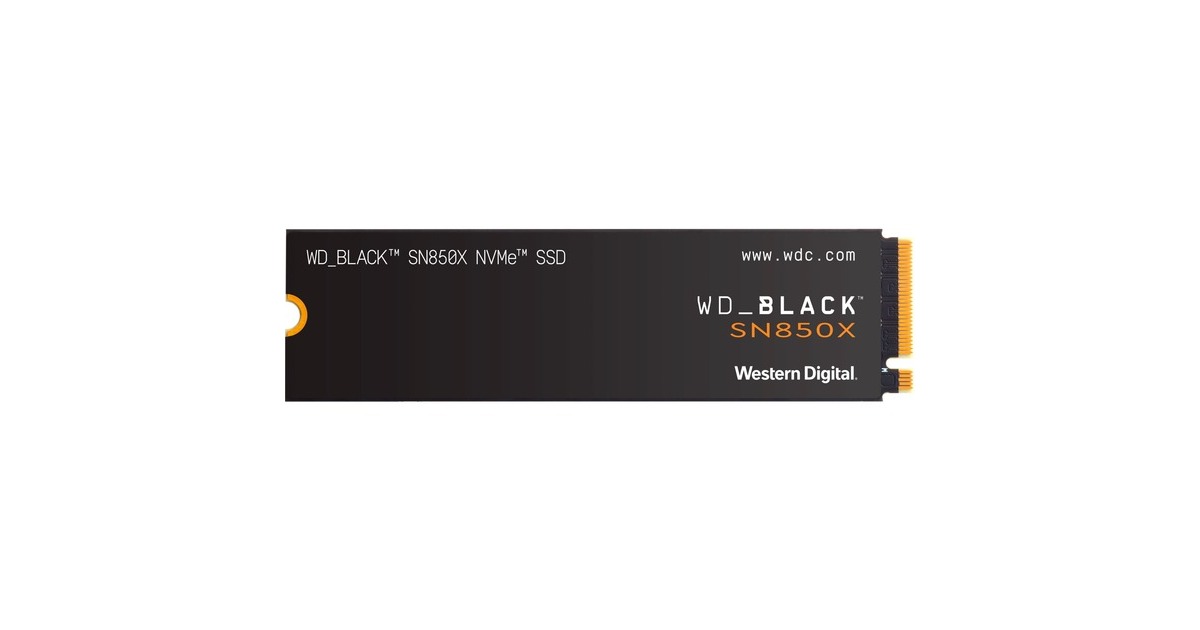 WD Black SN850X NVMe SSD 4 TB schwarz, PCIe 4.0 x4, NVMe, M.2 2280