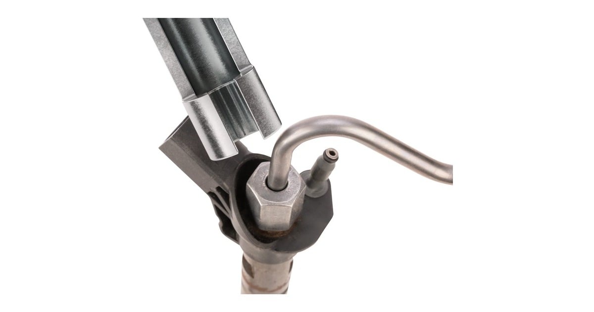 Hazet Einspritzleitungs-Schlüssel 4550-21 – Außen-Doppel-Sechskant, SW 21, Für Common Rail Systeme