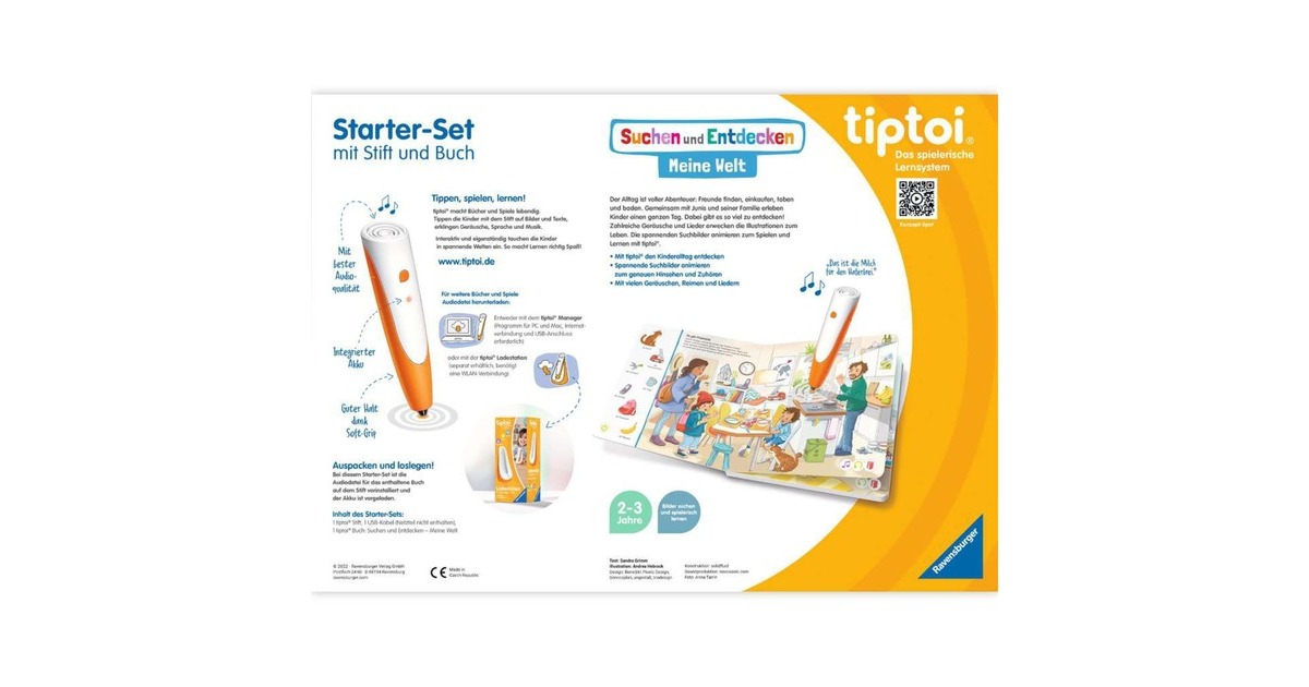 Ravensburger tiptoi Starter-Set: Suchen und Entdecken - Meine Welt