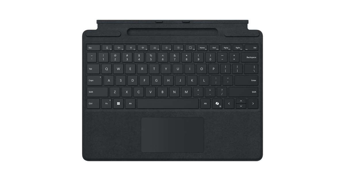 CACOE Bluetooth Tastatur Für Surface Pro – Ultradünn, Mit 7-Farben-Beleuchtung & Stifthalter
