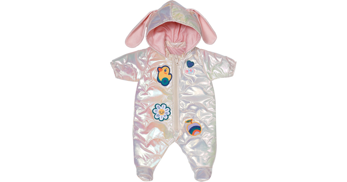 Corolle Teddy-Schneeanzug Für 30 Cm Babypuppen – Kuscheliges Puppenkleid Mit Kapuze & Bärenohren, Ab 18 Monaten