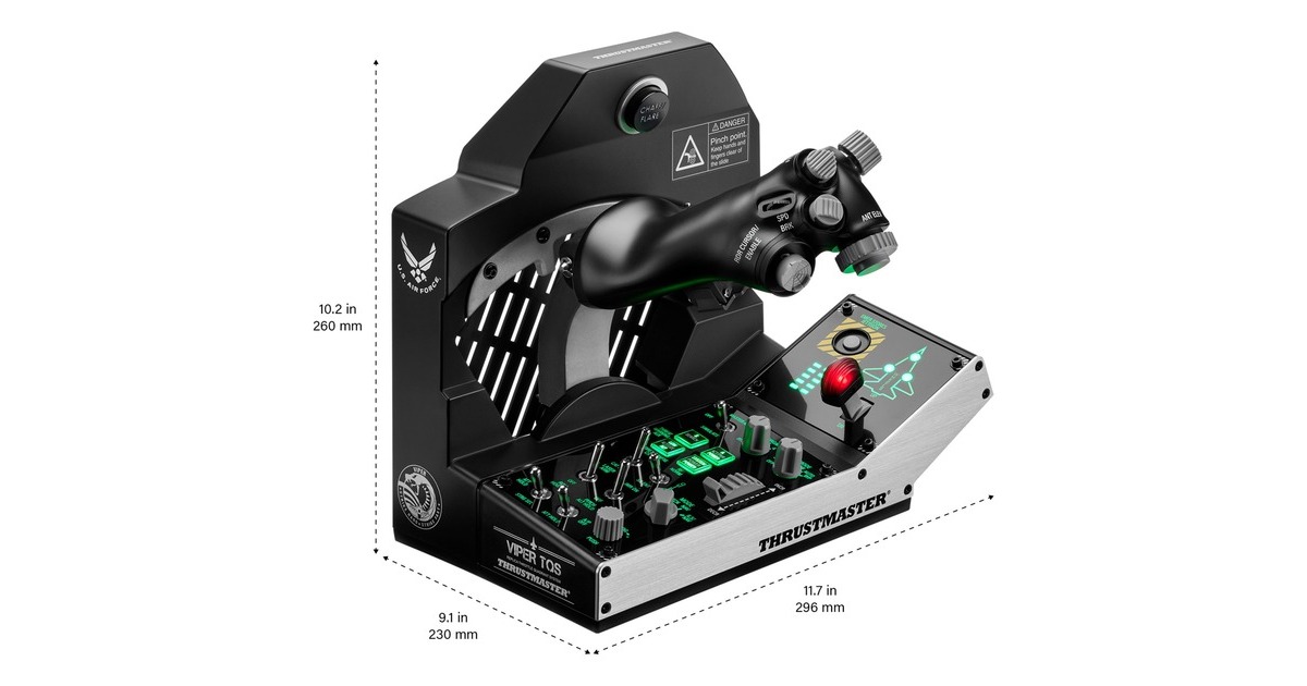 Thrustmaster Viper TQS Mission Pack, Set schwarz
