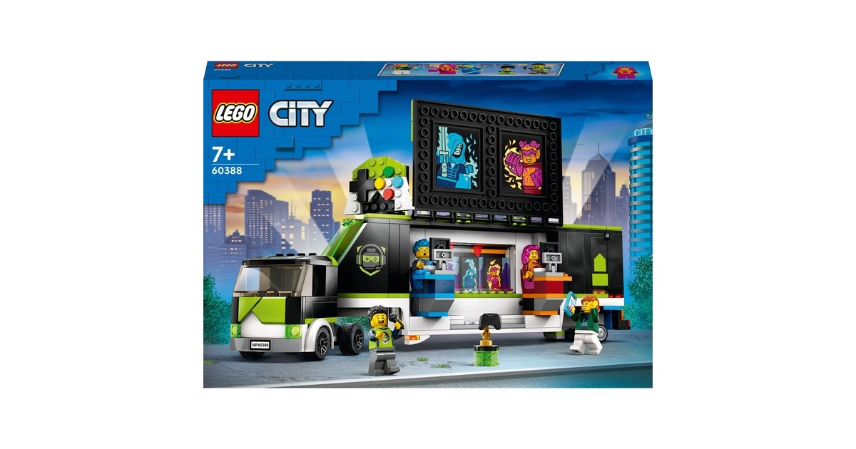 LEGO 60388 City Gaming Turnier Truck, Konstruktionsspielzeug