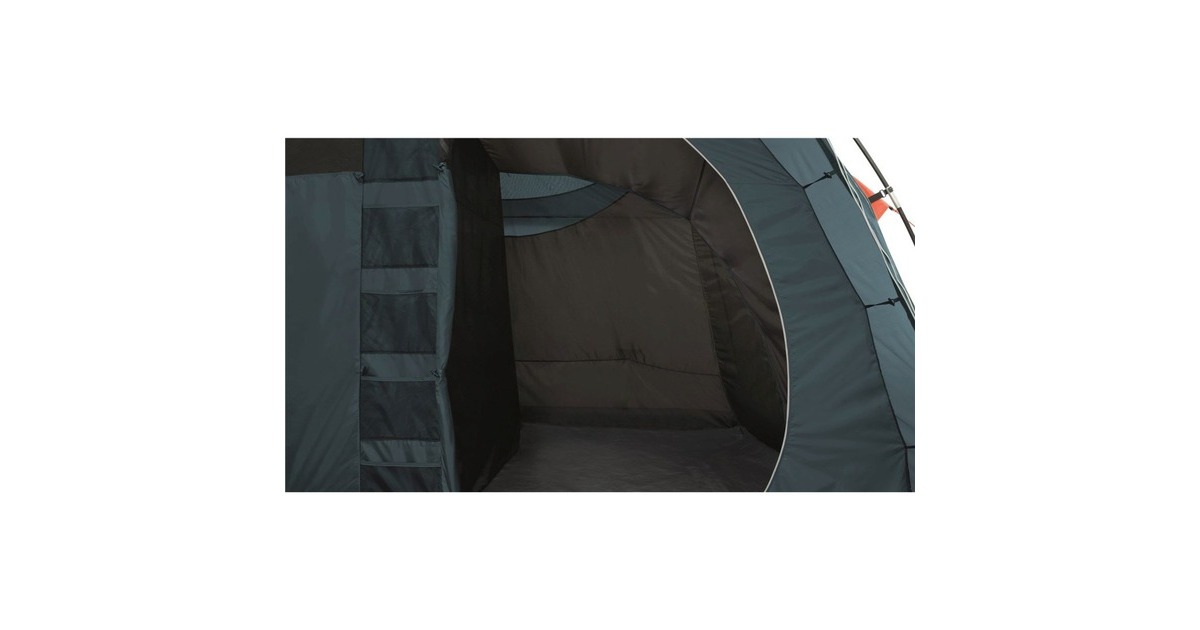 Easy Camp Tunnelzelt Palmdale 600 hellgrau/dunkelgrau, mit Vordach