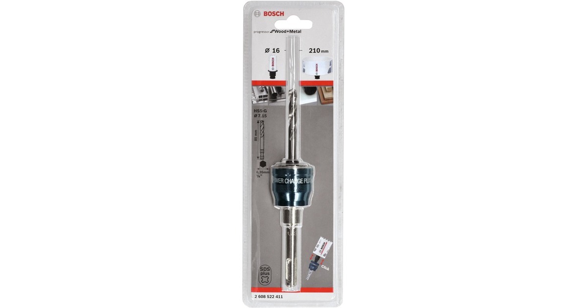 Bosch Professional Power Change Plus Adapter 8,7mm schwarz, inkl ...