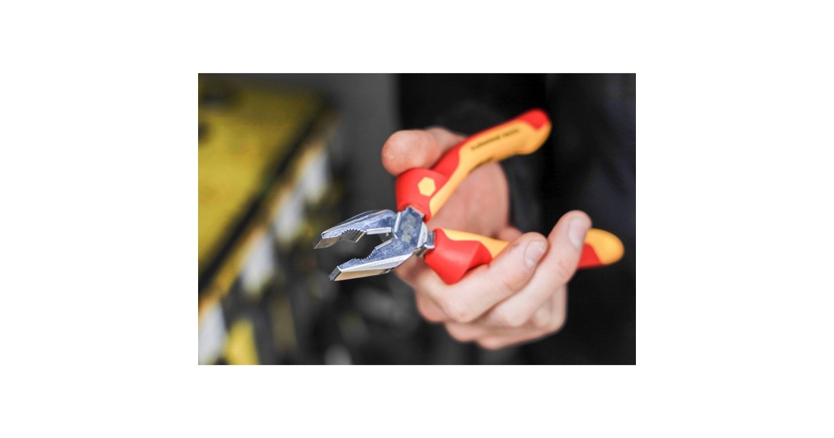 Wiha Kombizange Professional electric rot/gelb, mit DynamicJoint und ...