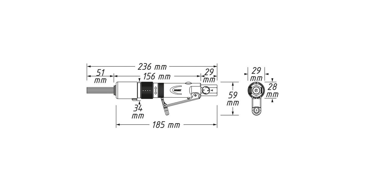 Guide-aiguille Hazet 9035M-5-04/2 - Accessoire Pour Outil Hazet 9035M-5, Précision Et Durabilité