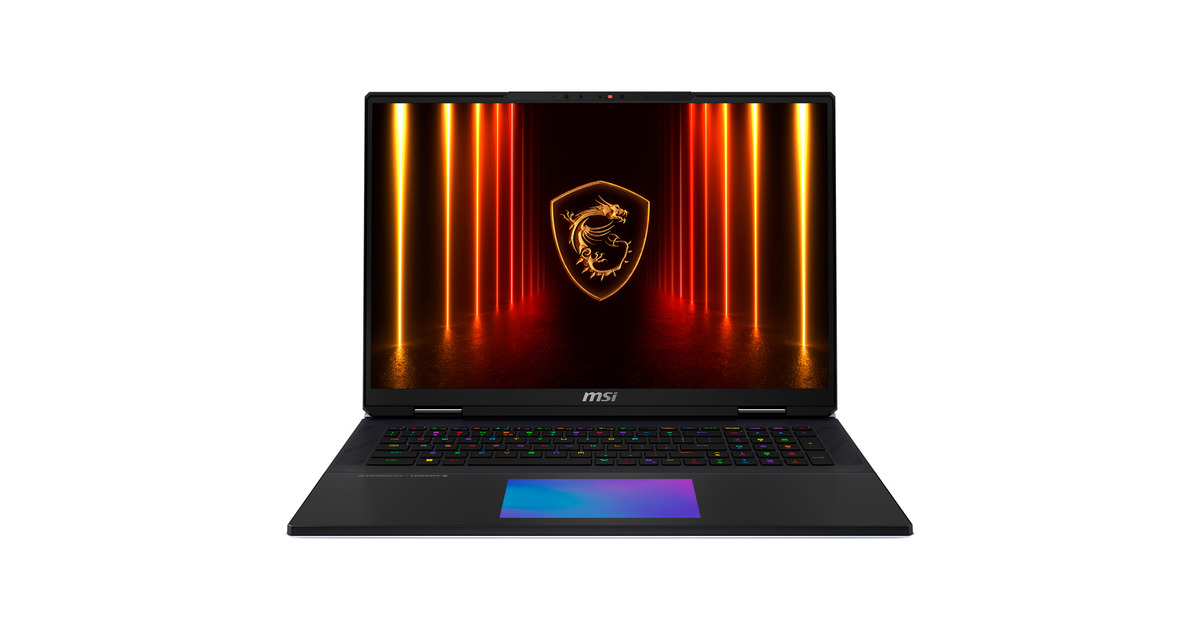 MSI Titan 18 HX AI A2XWJG-656, Gaming-Notebook schwarz/silber