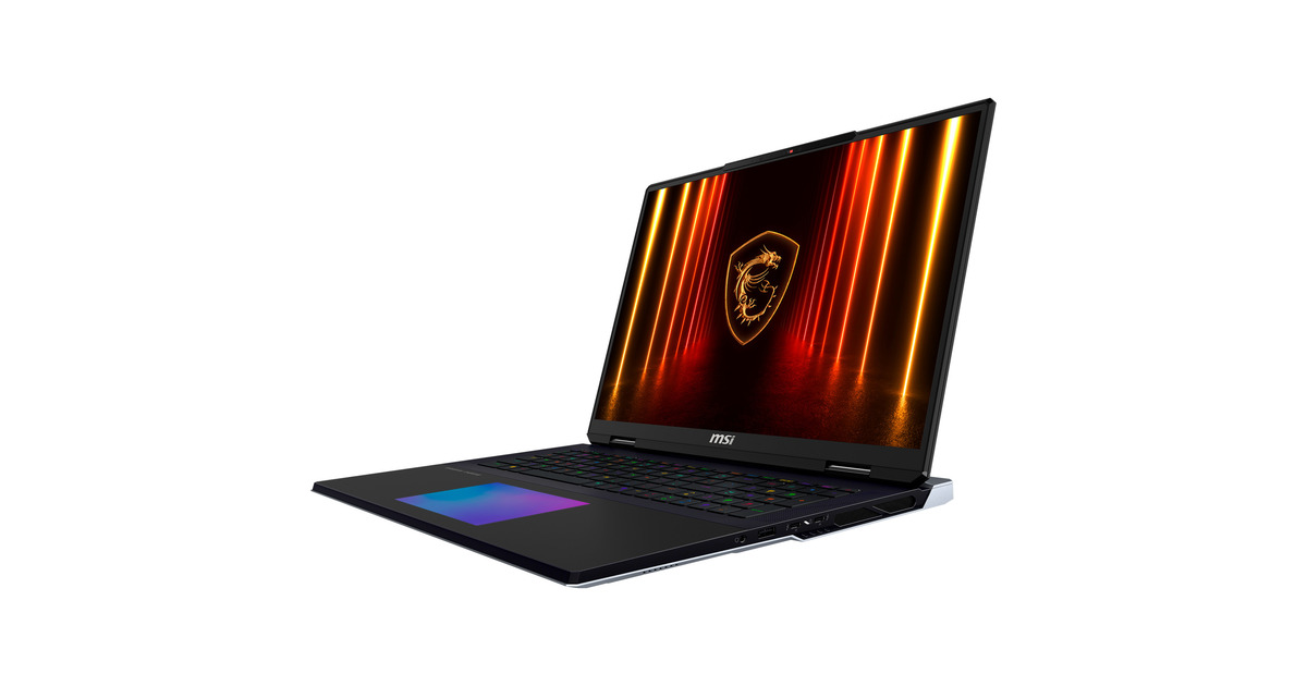 MSI Titan 18 HX AI A2XWJG-656, Gaming-Notebook schwarz/silber