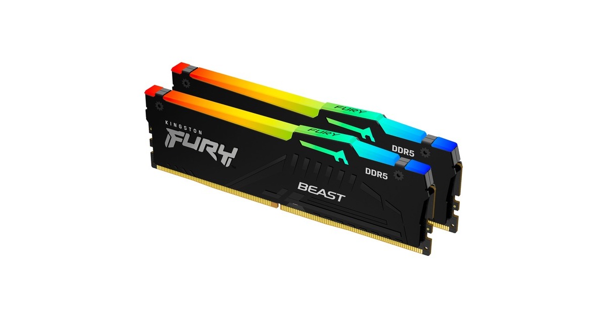 メモリー KINGSTON FURY DDR5 32GB (16GBX2) 5200MHz Kingston FURY DIMM 32 GB DDR5-5200 (2x 16 GB) Dual-Kit