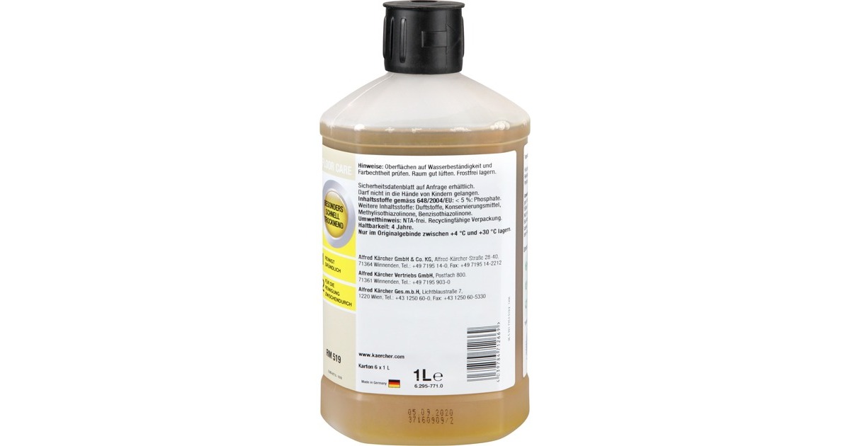 Kärcher RM 81** Eco Aktivreiniger – 2,5 Liter – Spezialreiniger Für Hochdruckreiniger – PH-Wert 12,3