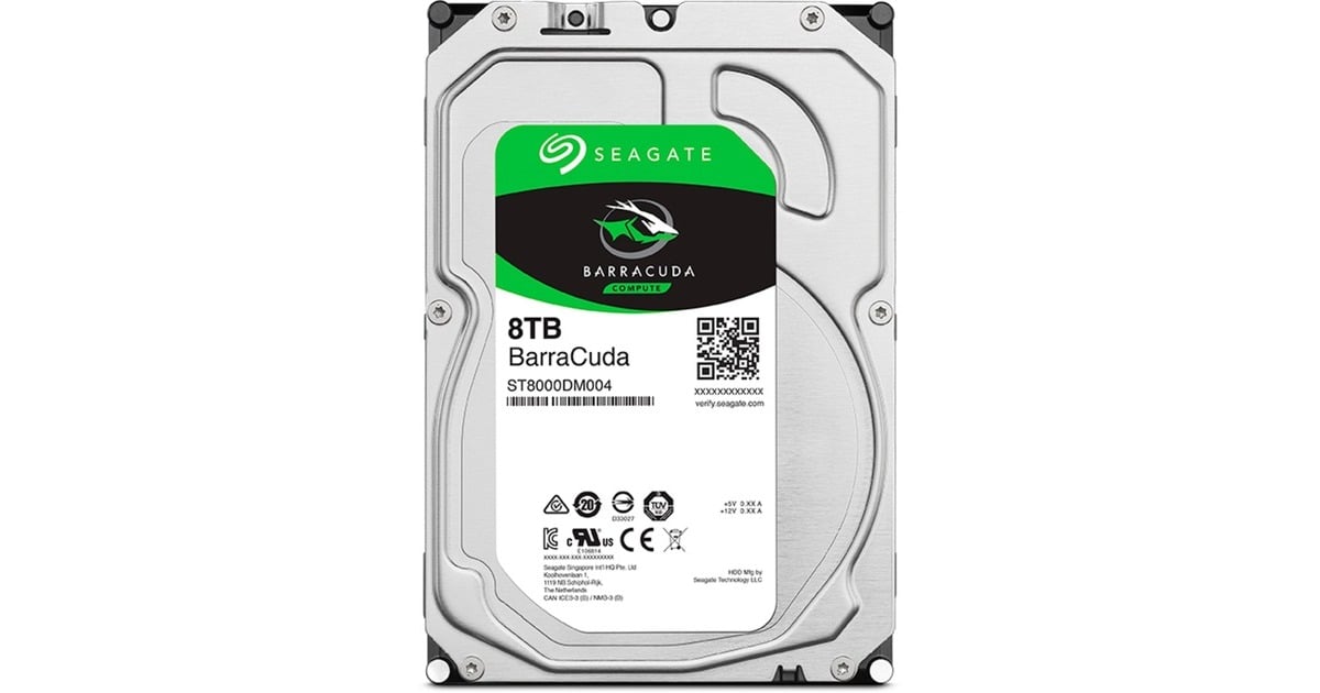 HDD 8TB Seagate BarraCuda ST8000DM004