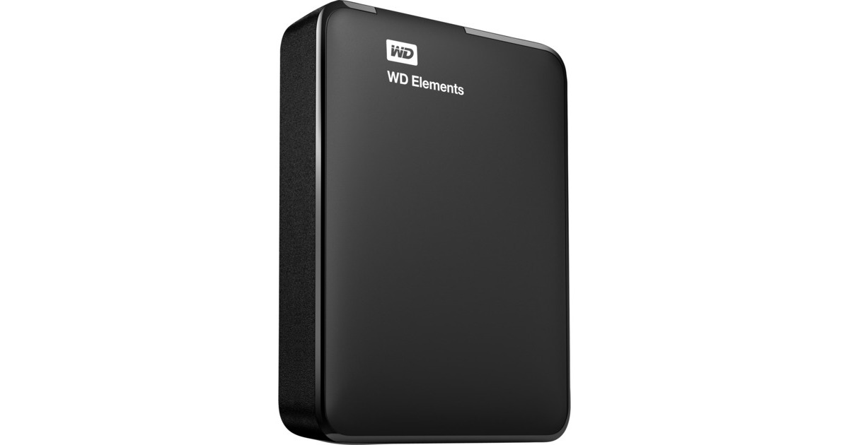 WD Elements Portable 2 TB, Externe Festplatte schwarz, Micro-USB-B 3.2 Gen  1 (5 Gbit/s)